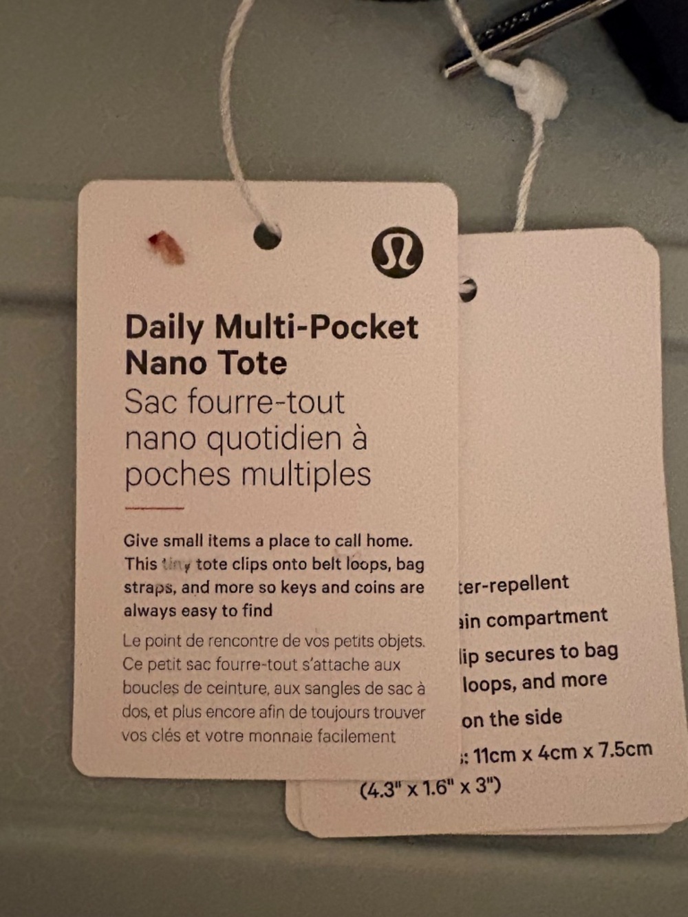 Lululemon Daily Multi-pocket nano tote - Picture 4 of 5